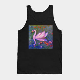 Pink Swan Tank Top